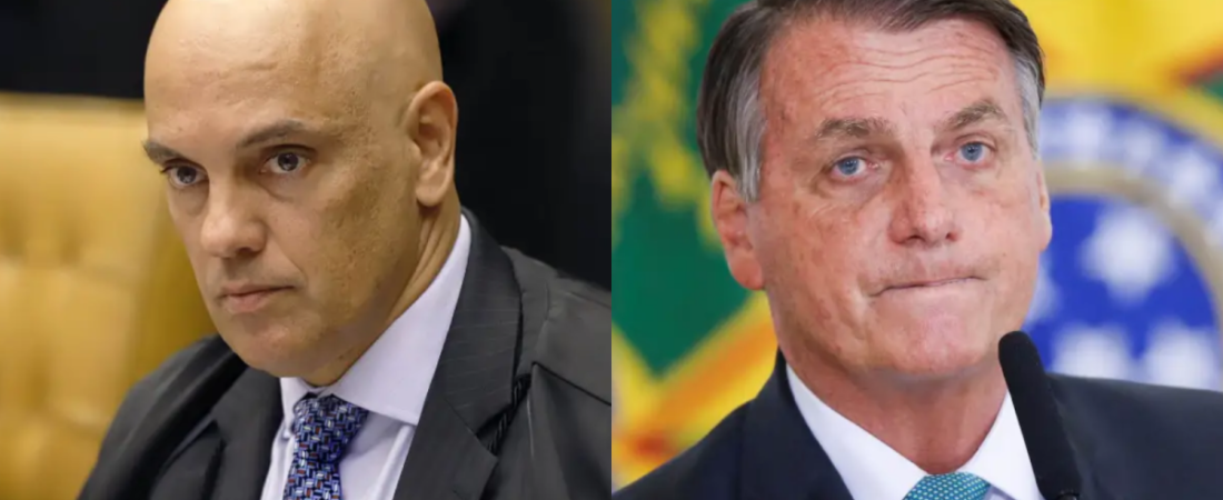 Bolsonaro em Interrogatório no STF diante de Moraes